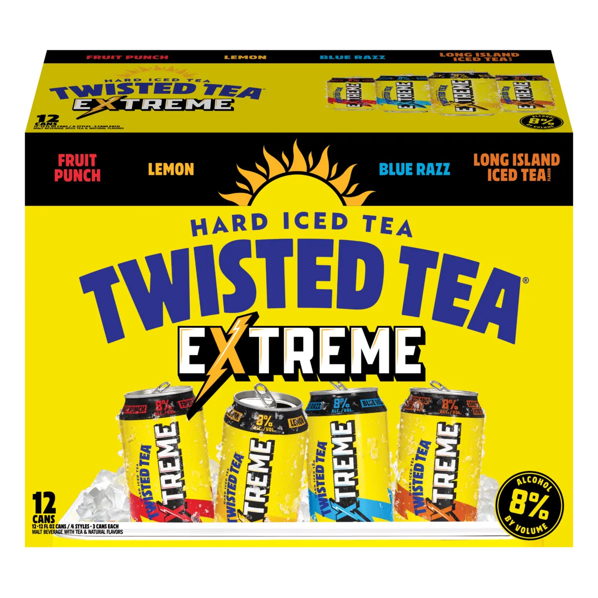 Twisted Tea Extreme Variety Pack 12pk 12oz Can