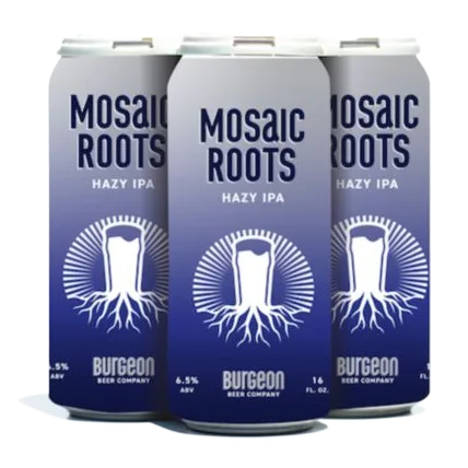 Burgeon Beer Co. Special Release #2 - Mosaic Roots Hazy IPA 4pk