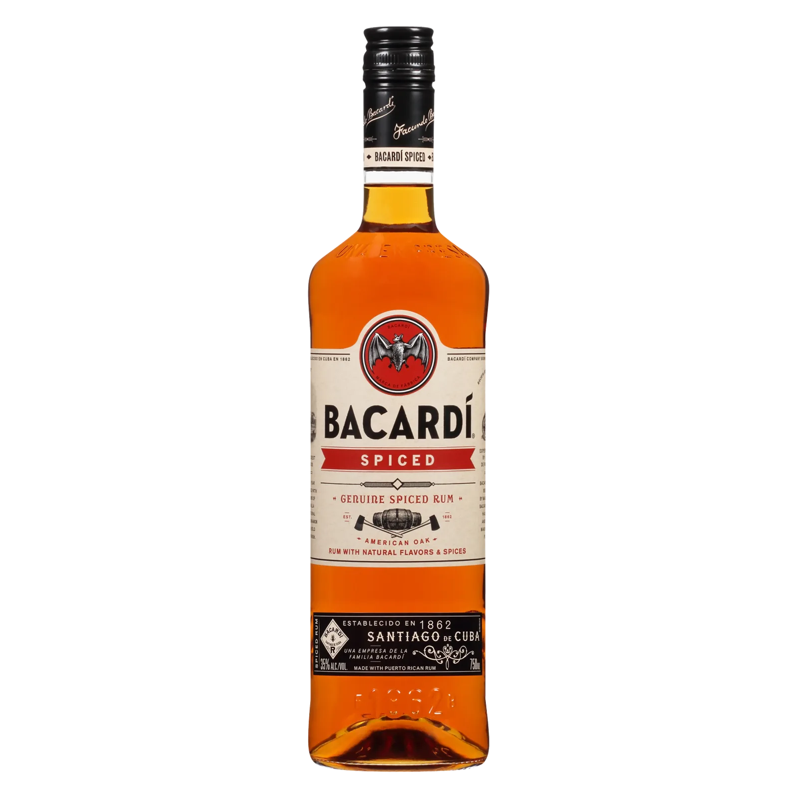 Bacardi Oakheart Spiced Rum(70 Proof