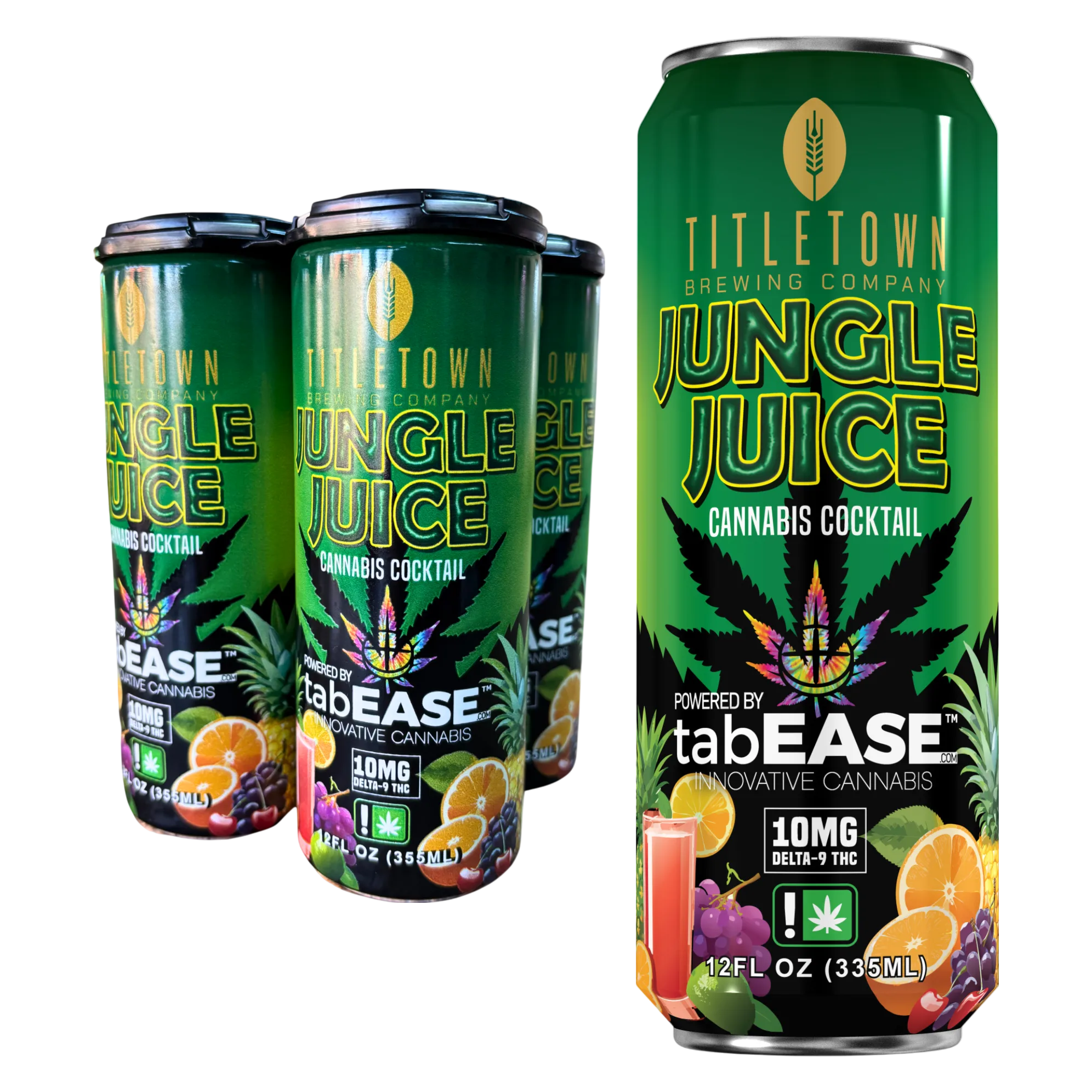 Titletown 10mg THC Jungle Juice Cannabis Cocktail 4pk Can