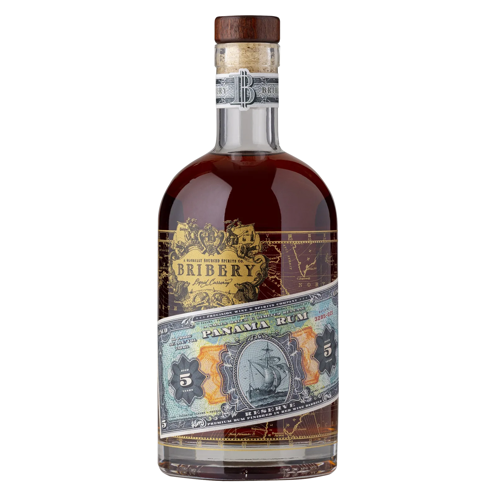 Bribery Panama Rum 5 Yr(80 Proof