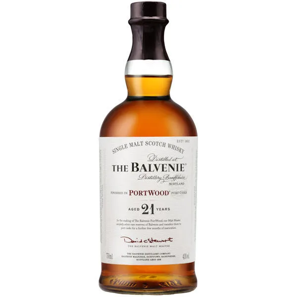 The Balvenie 21 Year Old Portwood Speyside Single Malt Scotch 750Ml