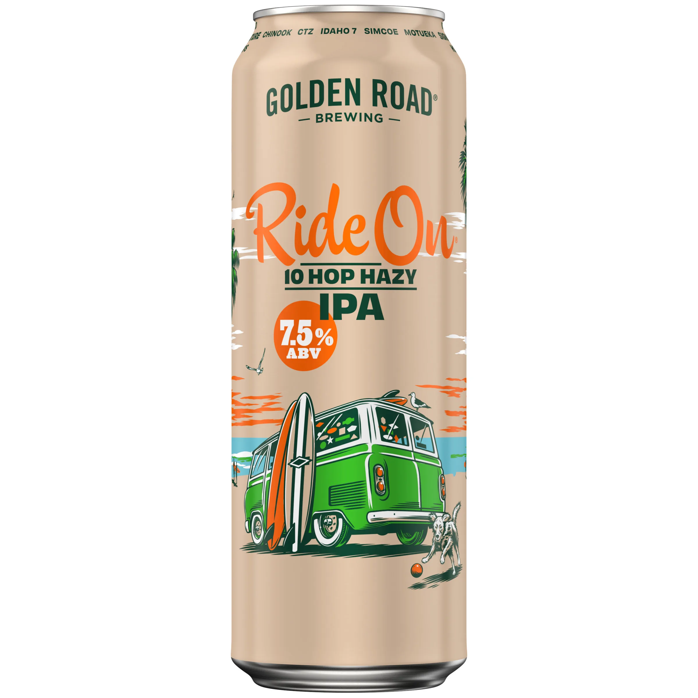 Golden Road Brewing Ride On 10 Hop Hazy IPA (19.2 OZ CAN