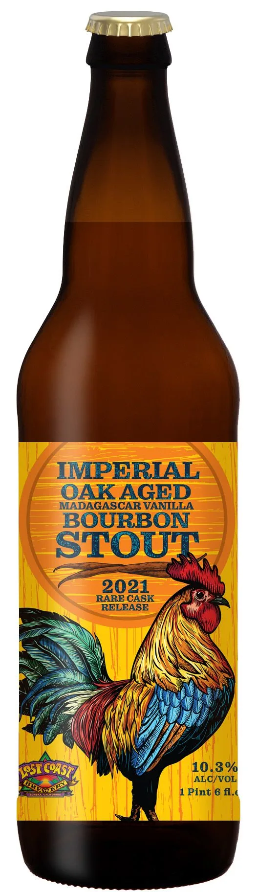 Lost Coast Brewing Co. Imperial Oak-Aged Bourbon Stout (22 Oz Btl