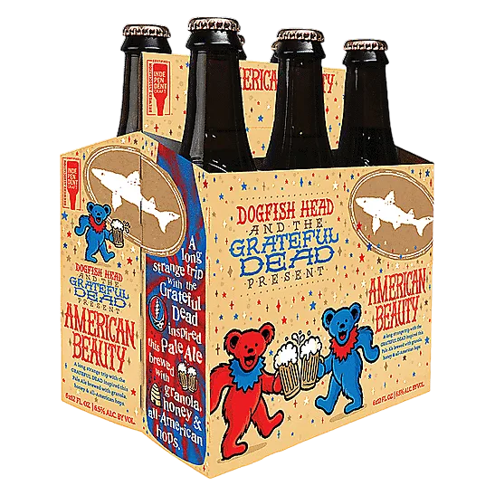 Dogfish Head / Grateful Dead Collaboration American Beauty 6pk Btl