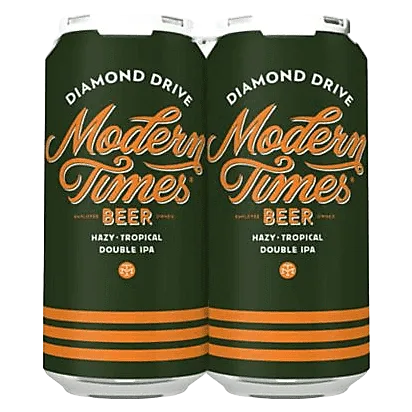 Modern Times Double IPA Series - Diamond Drive Hazy DIPA 4pk 16oz Can