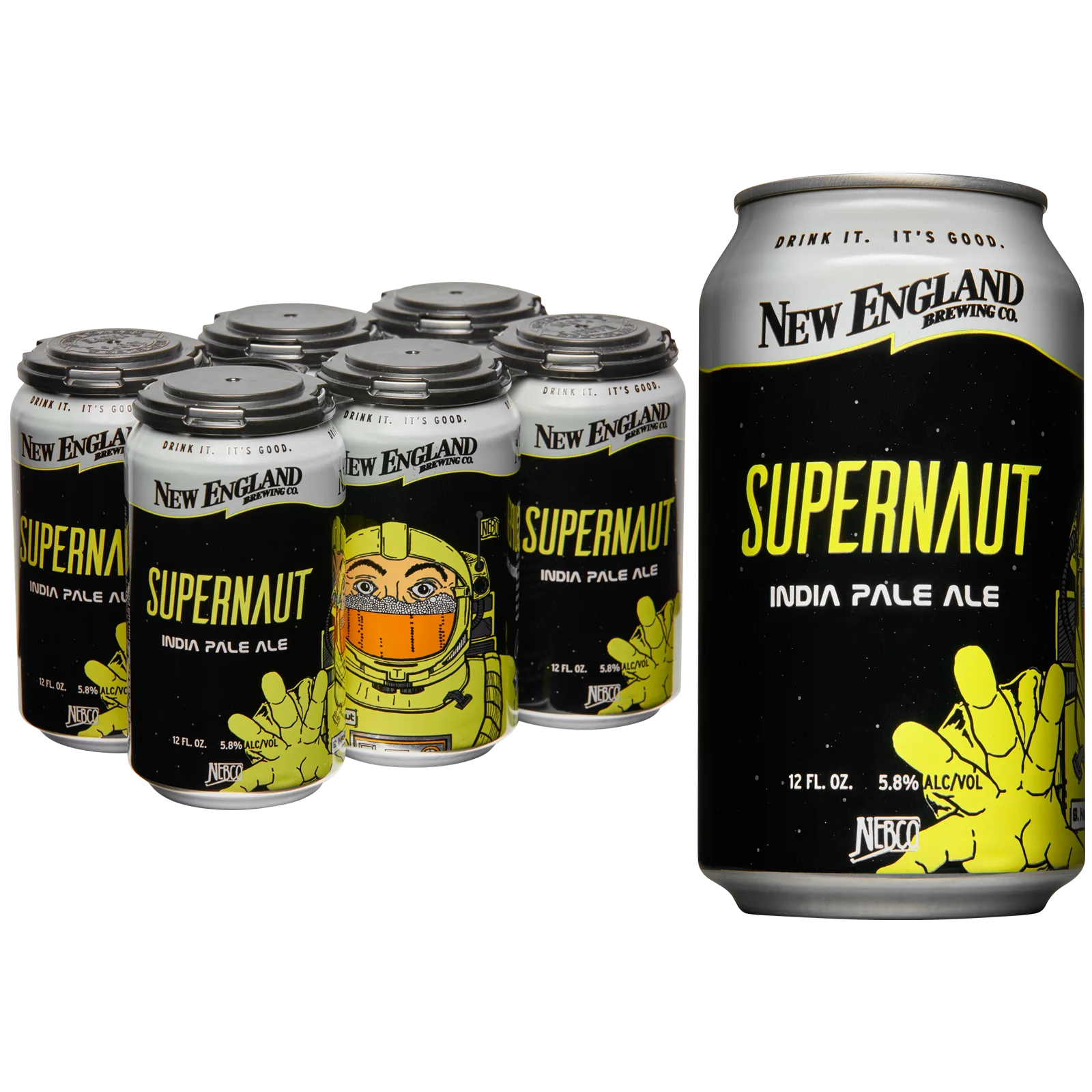 New England Brewing Supernaut IPA 6pk Can 5.8% ABV