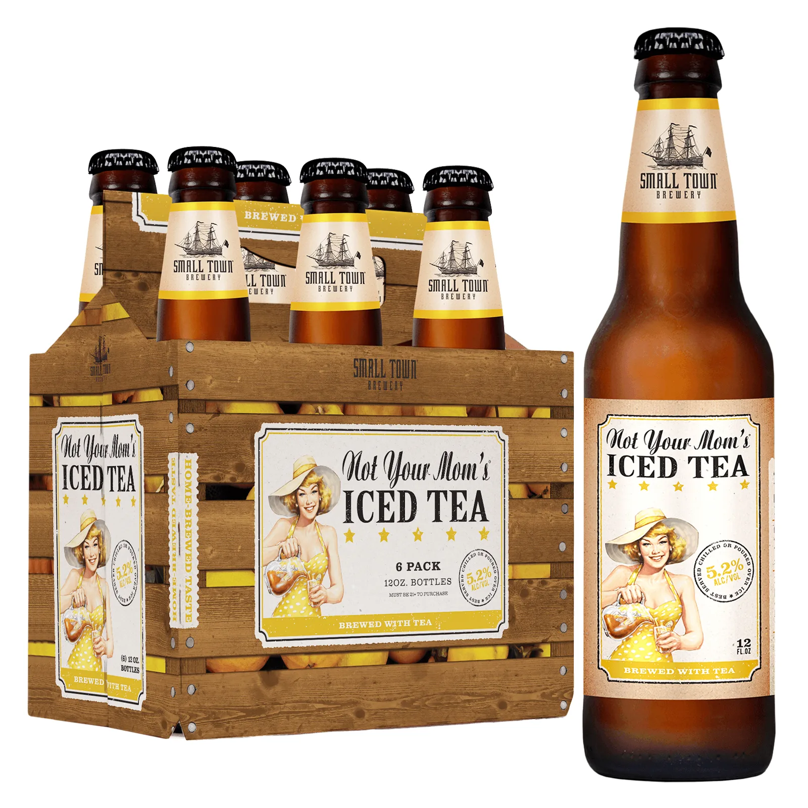 Not Your Mom's Iced Tea 6 Pack Bottles