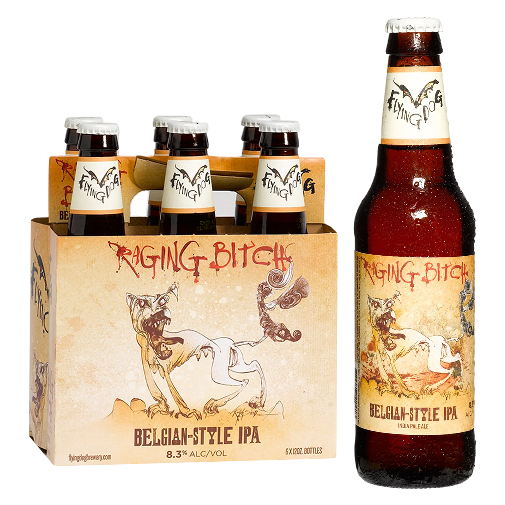 Do Not Use Flying Dog Raging Bitch 12 Bottles