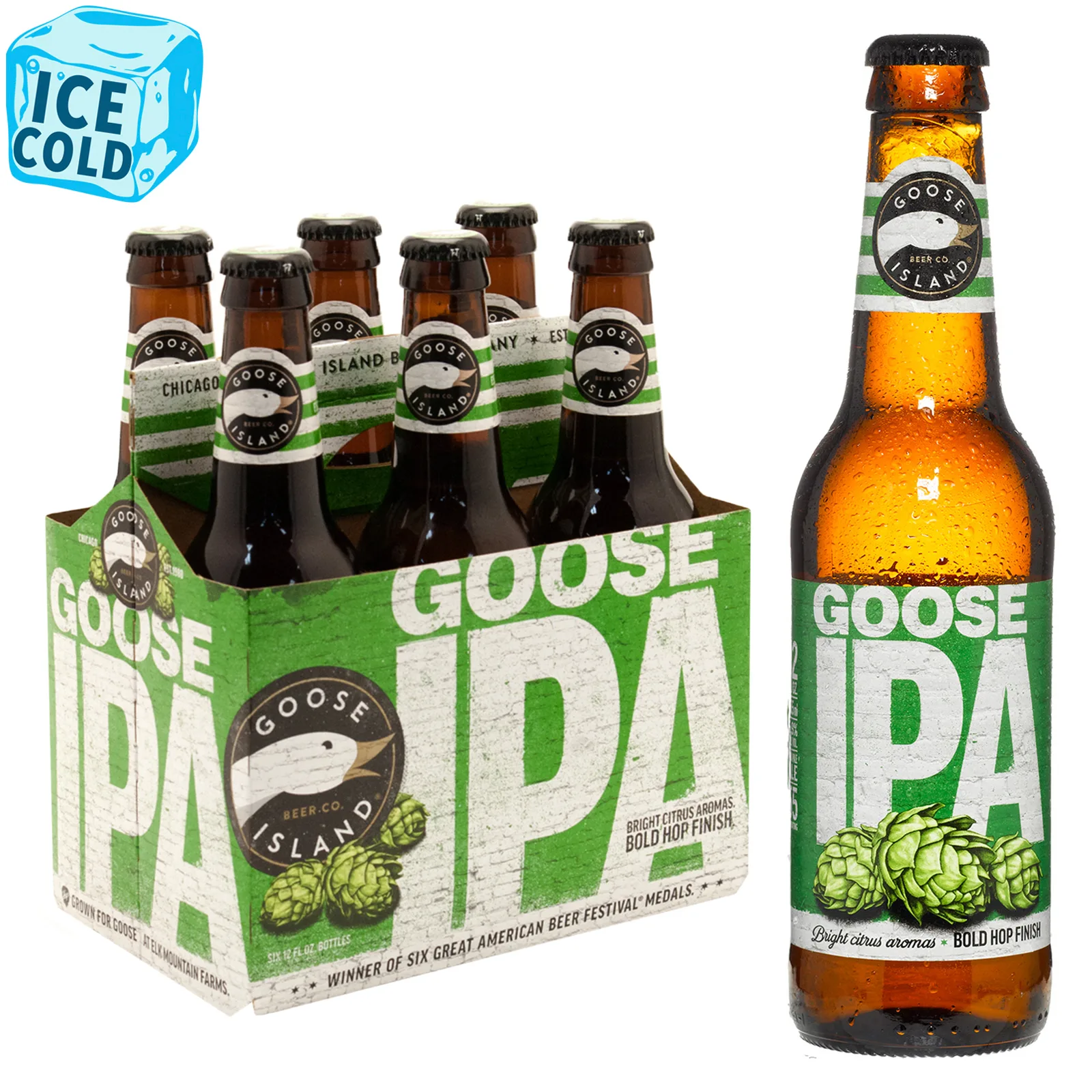 Do Not Use DNU Goose Island IPA 6 Pack Bottles 12 fl oz see 6008