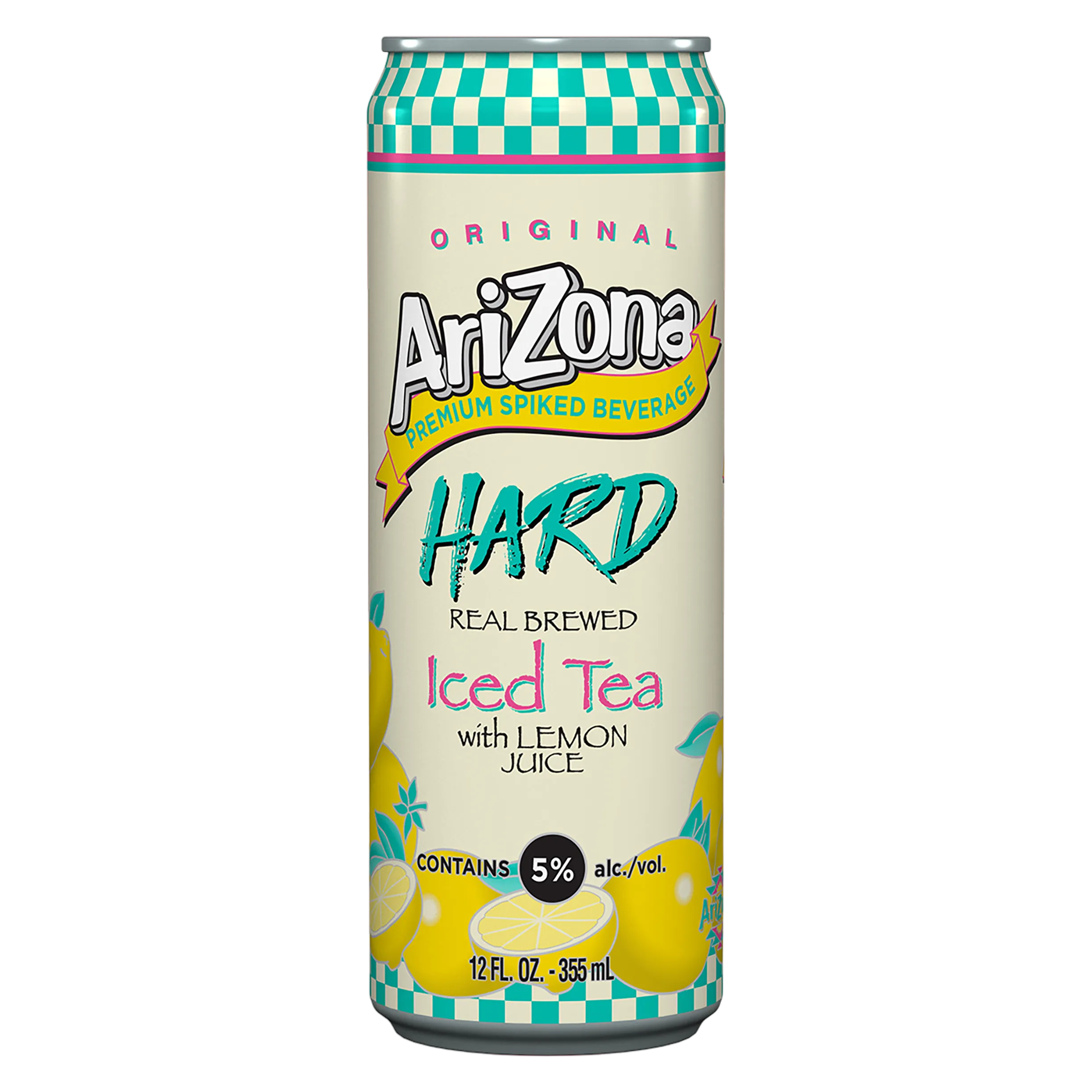 Arizona Hard Lemon Tea Single 12oz Can 5% ABV