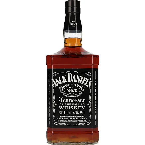 Jack Daniels Old No7 Tennessee Sour Mash Whiskey 3L
