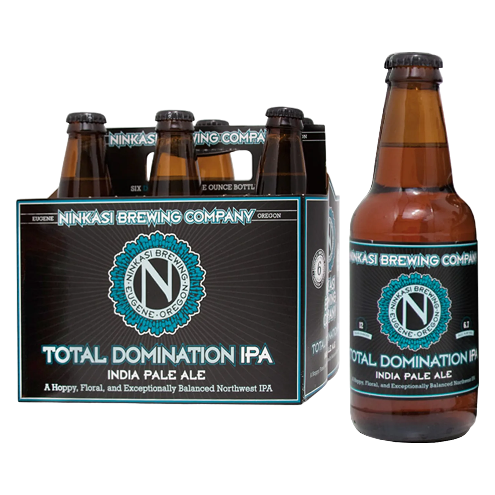 Ninkasi Total Domination IPA 6pk Btl 6.7% ABV