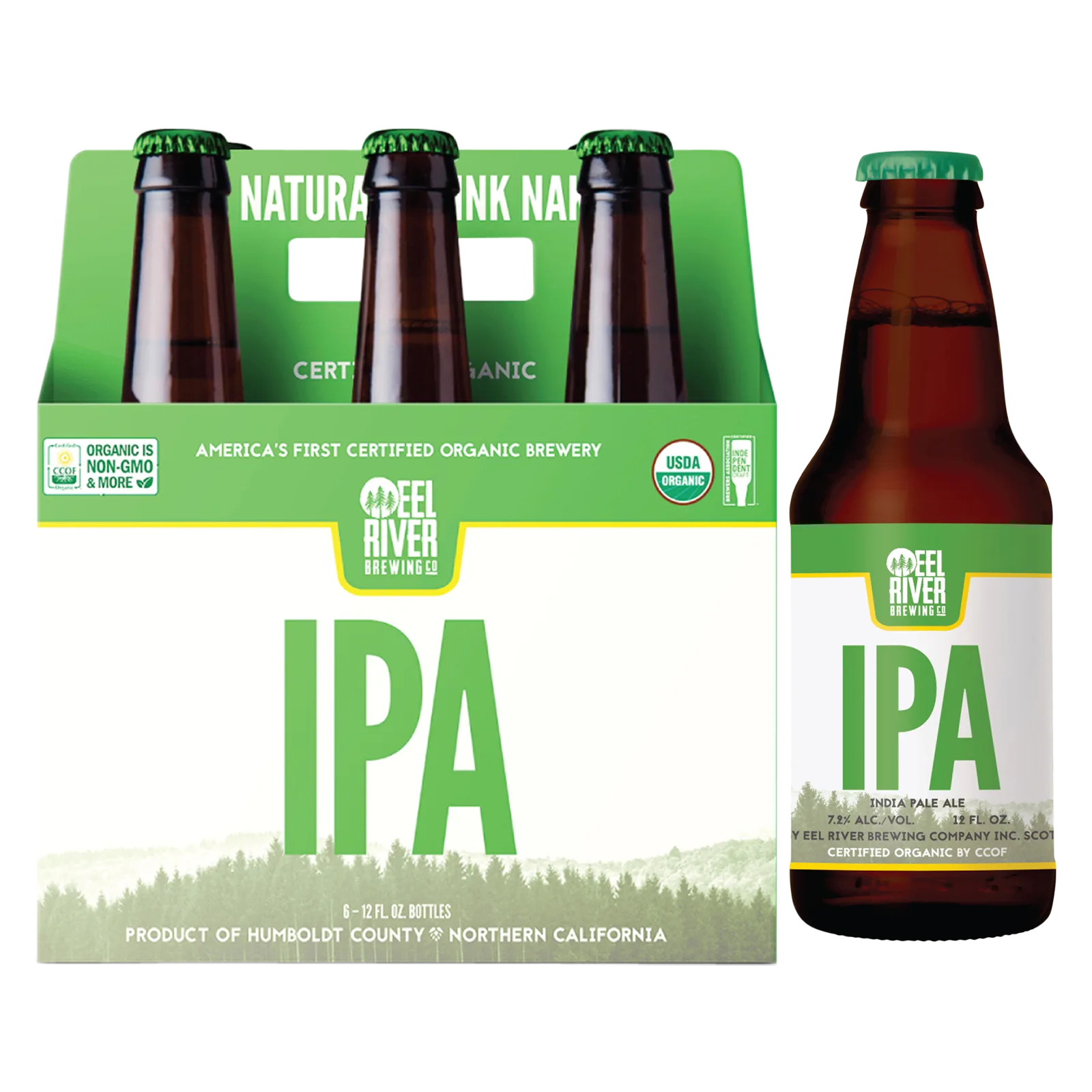 Eel River Certified Organic I.P.A. 6pk Btl