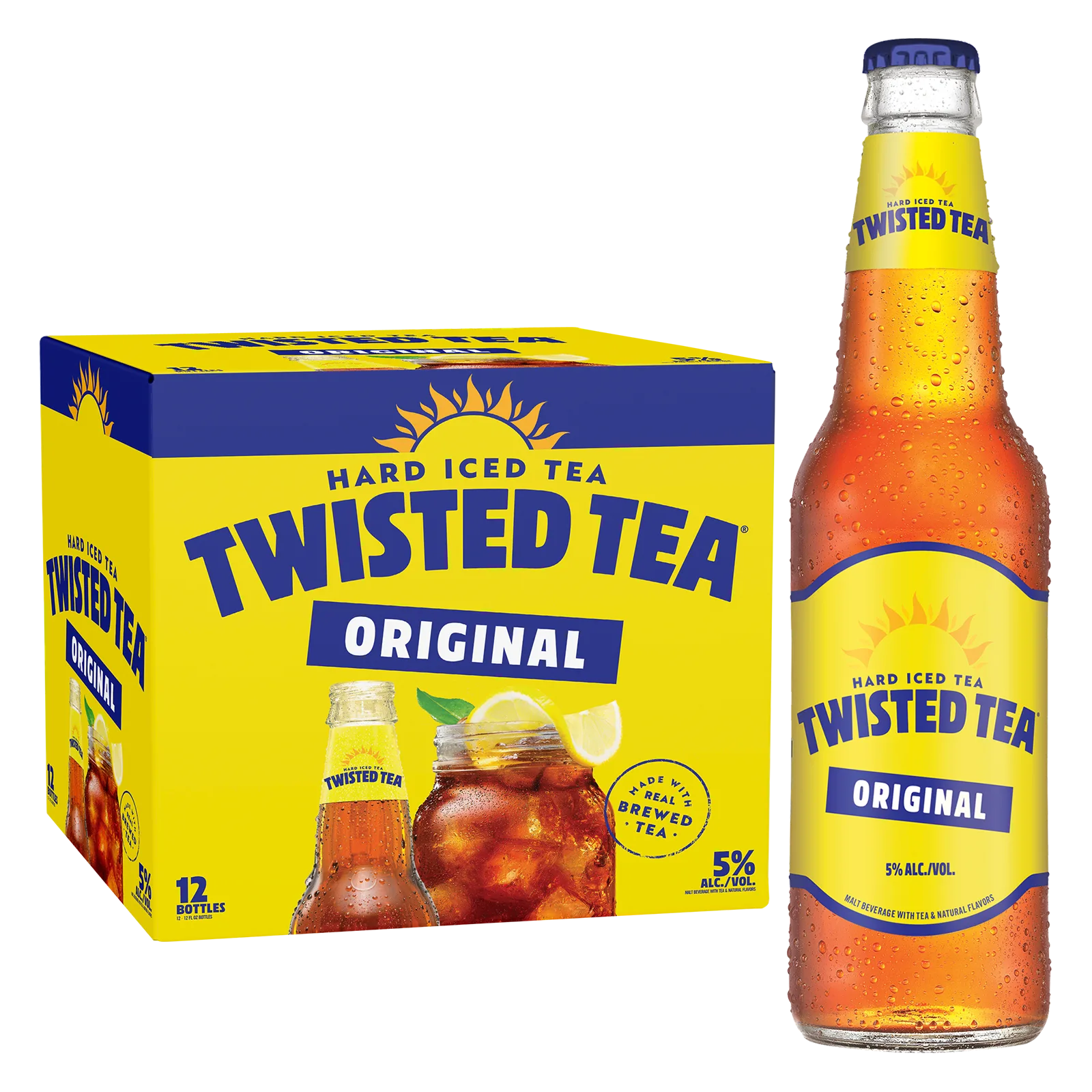 Twisted Tea Original 12pk 12oz Btl 5.0% ABV