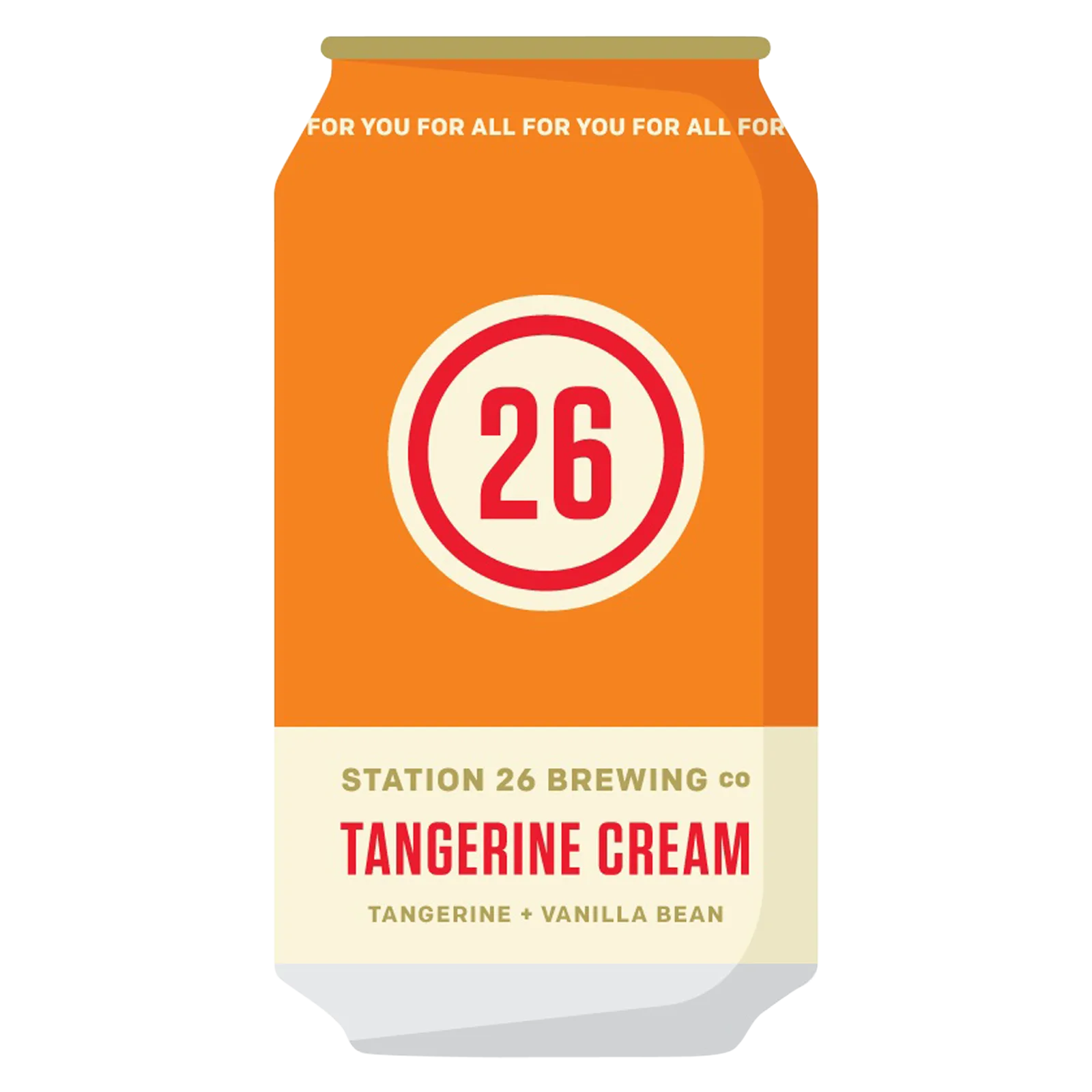 Station 26 Tangerine Cream 6Pk Cans 5.2% ABV