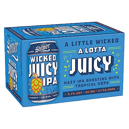 Shiner A Little Wicked A Lotta Juicy Hazy IPA 6pk Can