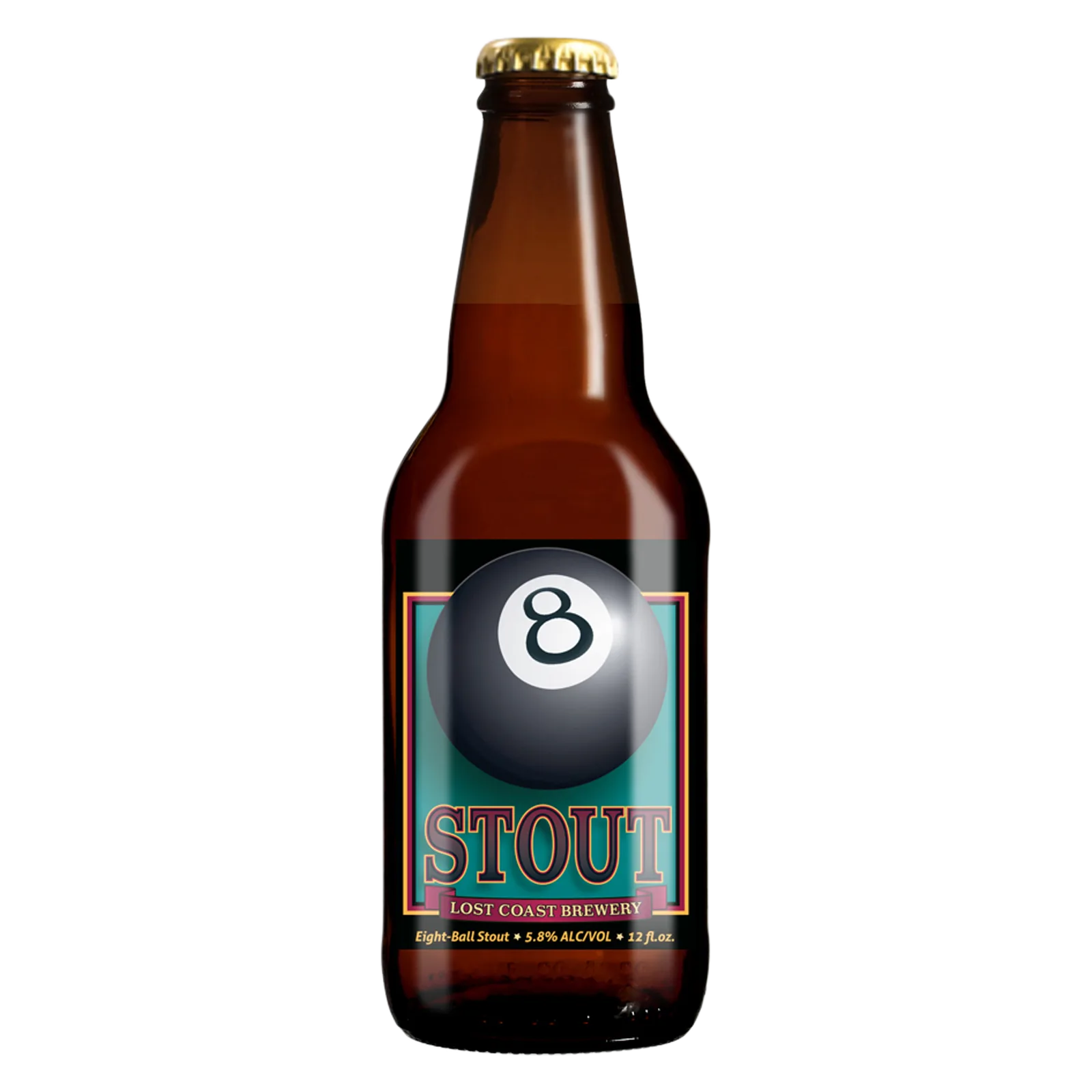 Lost Coast Brewingt 8-ball Stout 6pk Btl