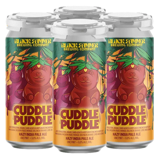Black Hammer Cuddle Puddle Hazy IPA (4PKC 16 OZ) (4PKC