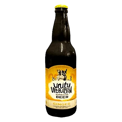 Unity Vibrations Ginger Kombucha Beer (22 OZ BTL)