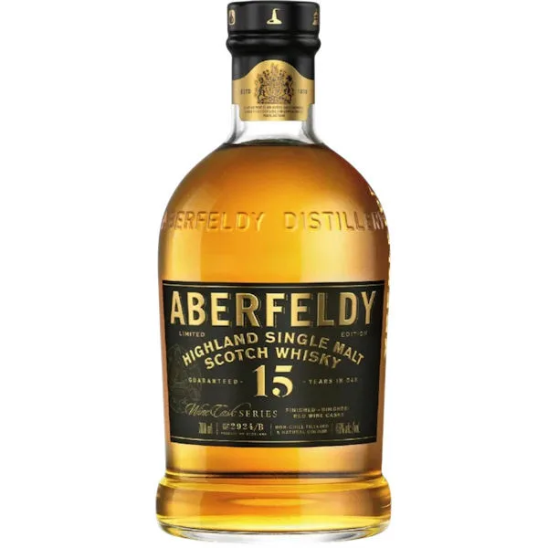 Dewars Aberfeldy 15 Year Old Bolgheri Red Wine Cask Highland Single Malt Scotch 750Ml