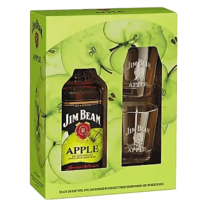 Jim Beam Apple Bourbon Gift Set