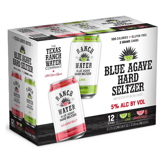 pid: 56823 The Texas Ranch Water Co. Variety Pack (12PKC 12 OZ)