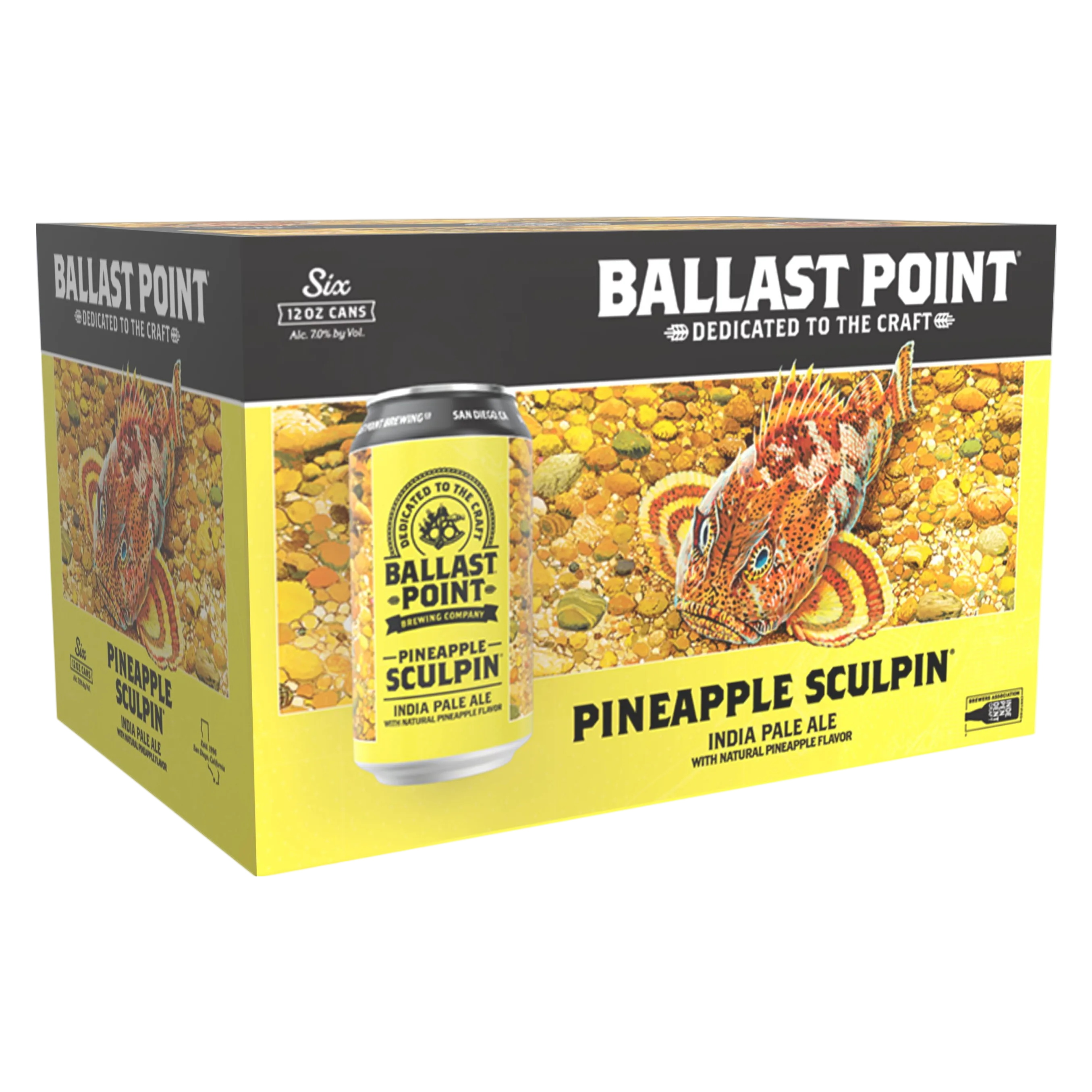 Ballast Point Brewing Co. Pineapple Sculpin IPA 6pk Can