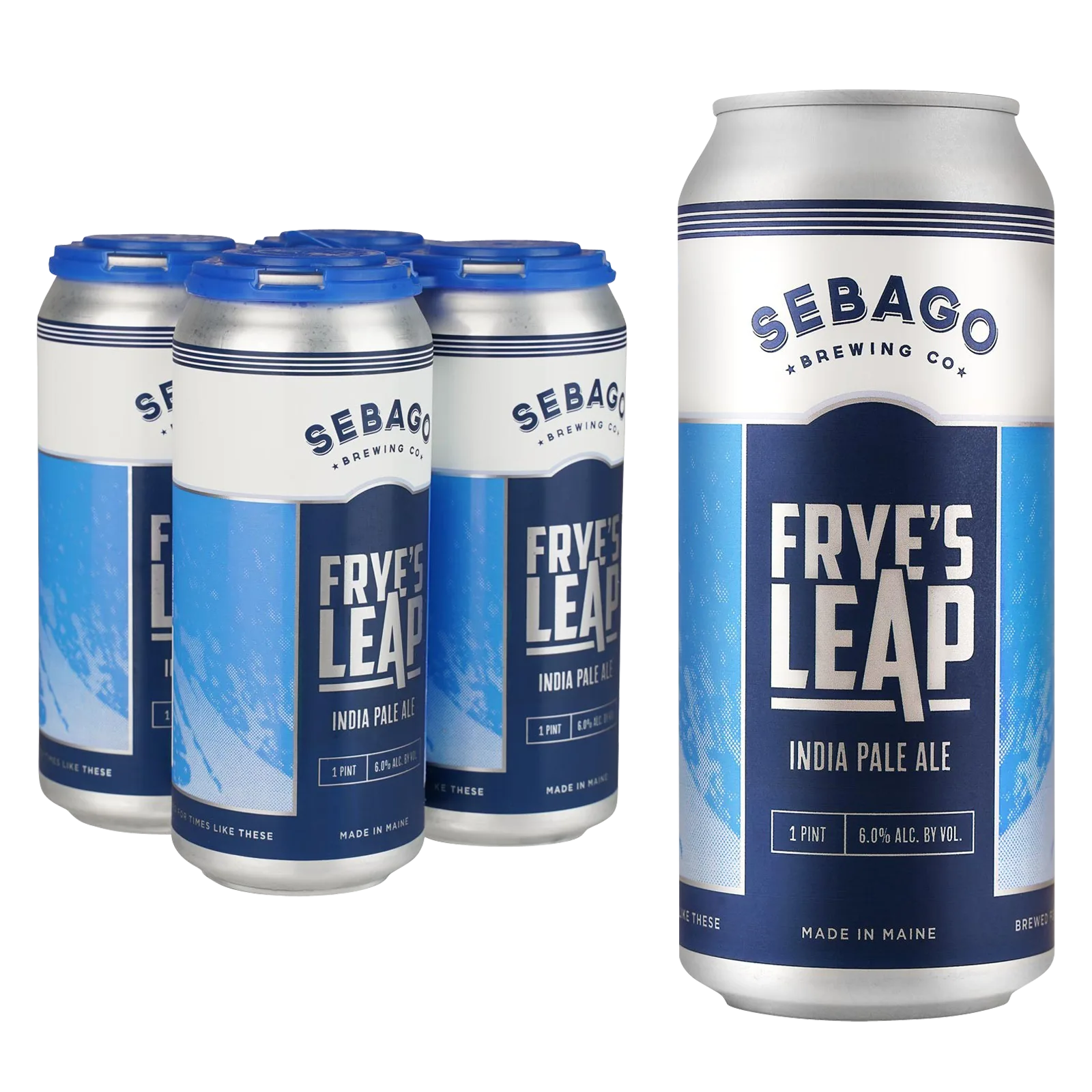 Sebago Brewing Frye's Leap IPA 4pk 16oz Can 6% ABV