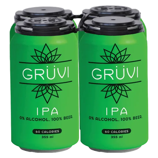 Gruvi IPA Non-Alcoholic 4pk 12oz Can 0.0% ABV