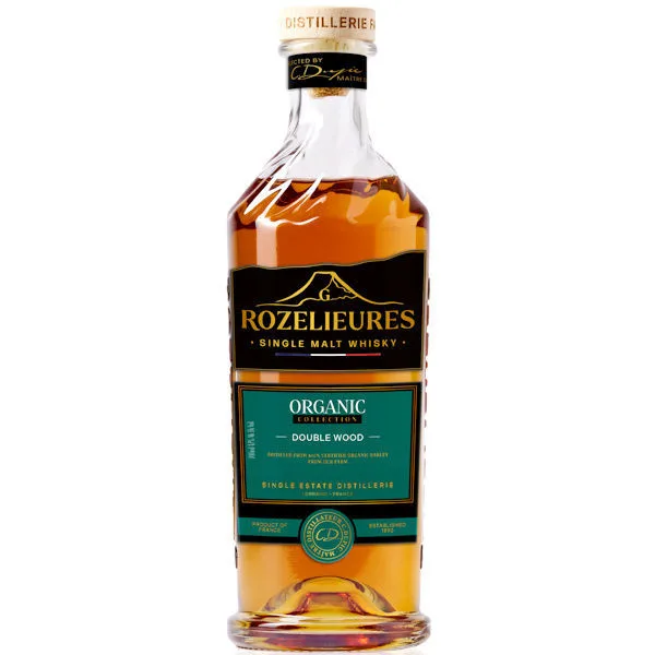Rozelieures Organic Double Wood French Single Malt Whisky 700Ml