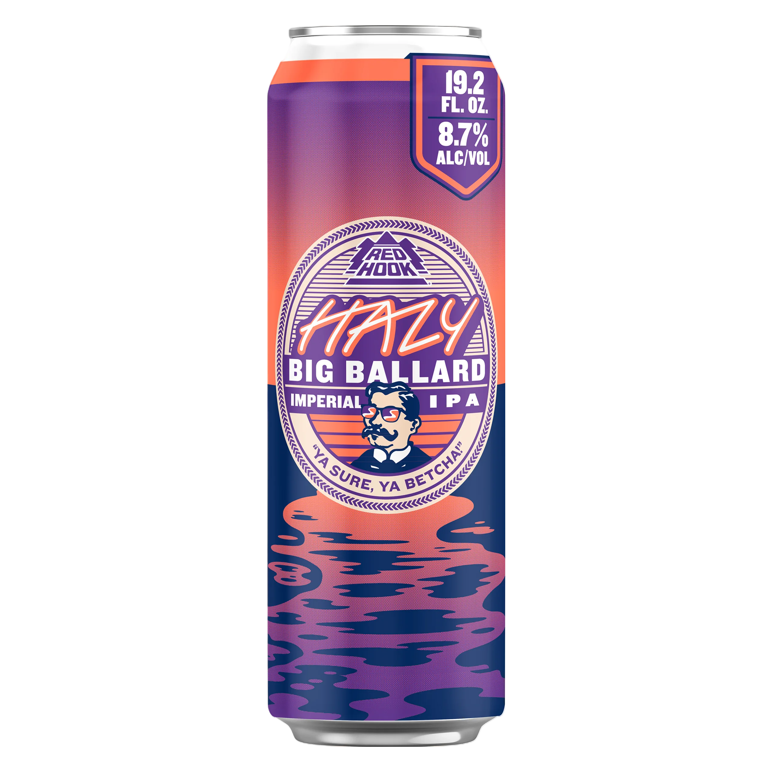 Redhook Brewery Hazy Big Ballard Imperial IPA (19.2 OZ CAN