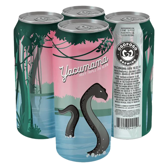 pid: 56940 Ogopogo Brewing Yacumama Hazy Triple IPA (4PKC