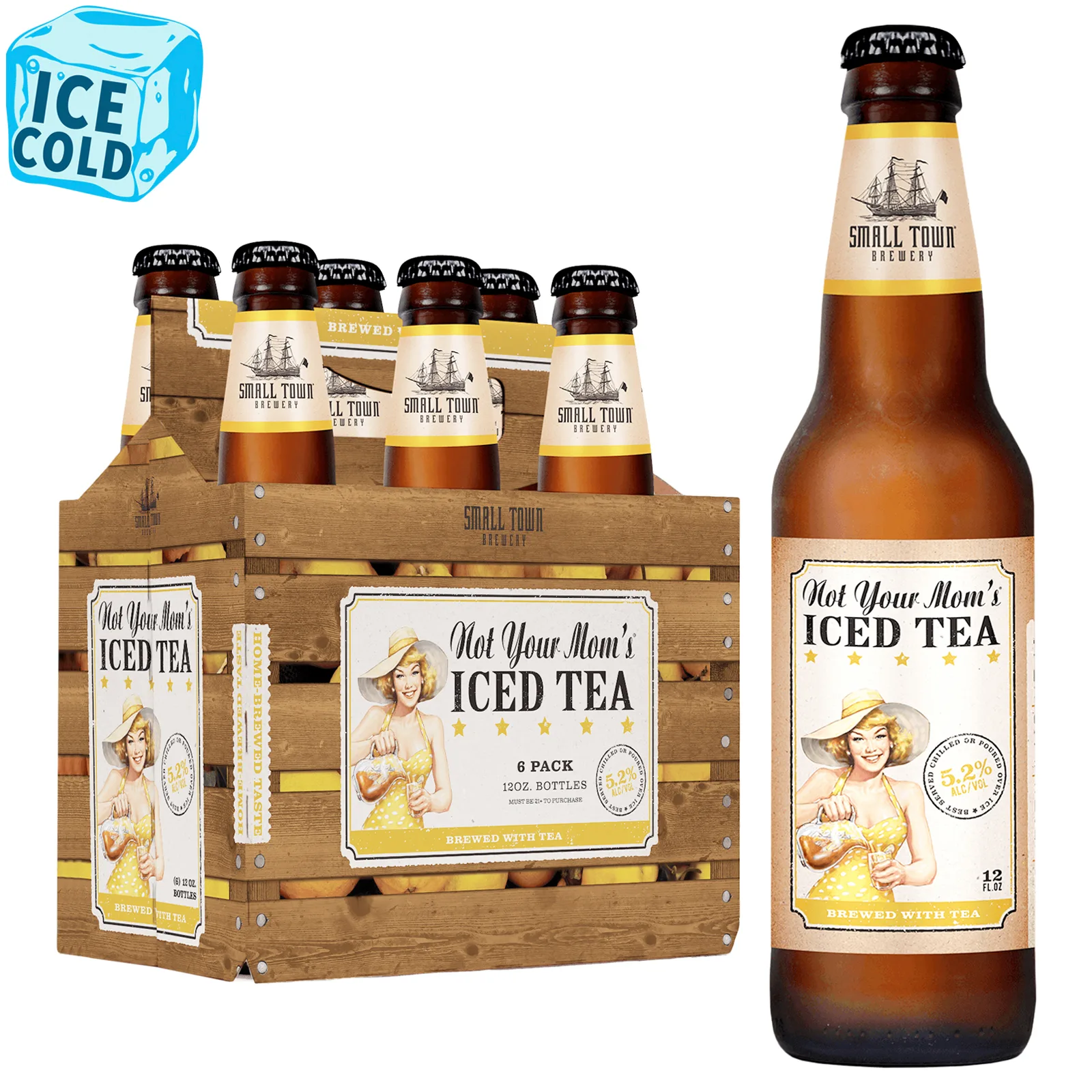 Not Your Mom's Iced Tea 6 Pack Bottle