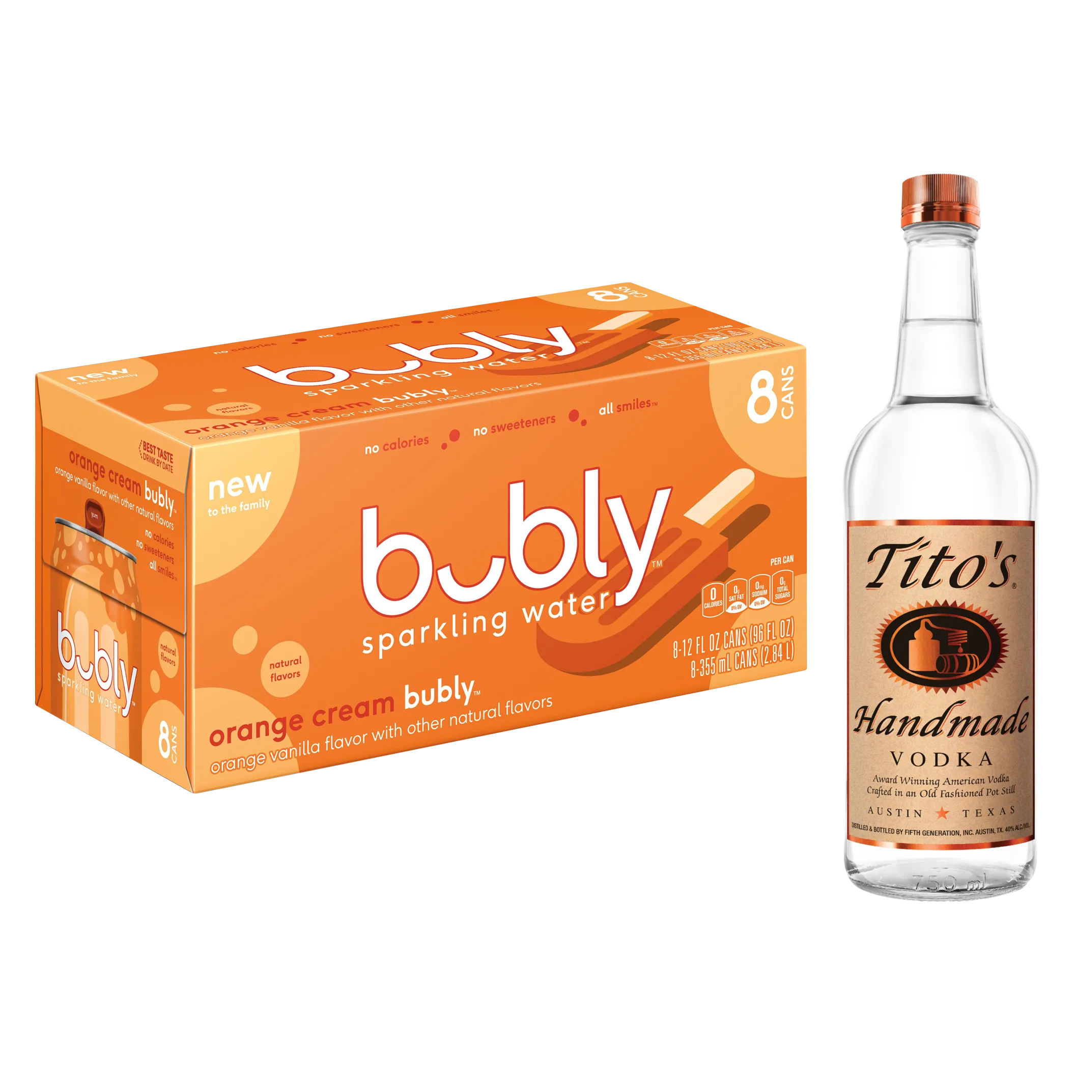 Bubly Mixology Vodka & Orange Cream Bundle