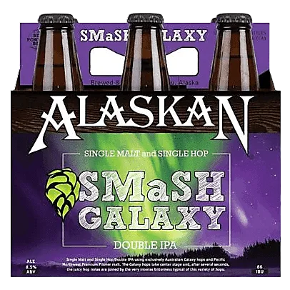 Alaskan Brewing SMaSH Galaxy Double IPA 6pk Btl