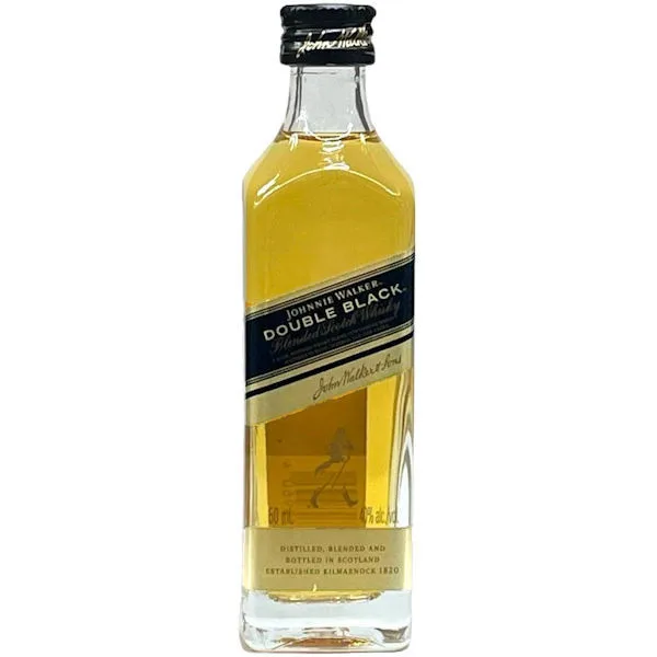 50Ml Mini Johnnie Walker Double Black Blended Scotch Whisky