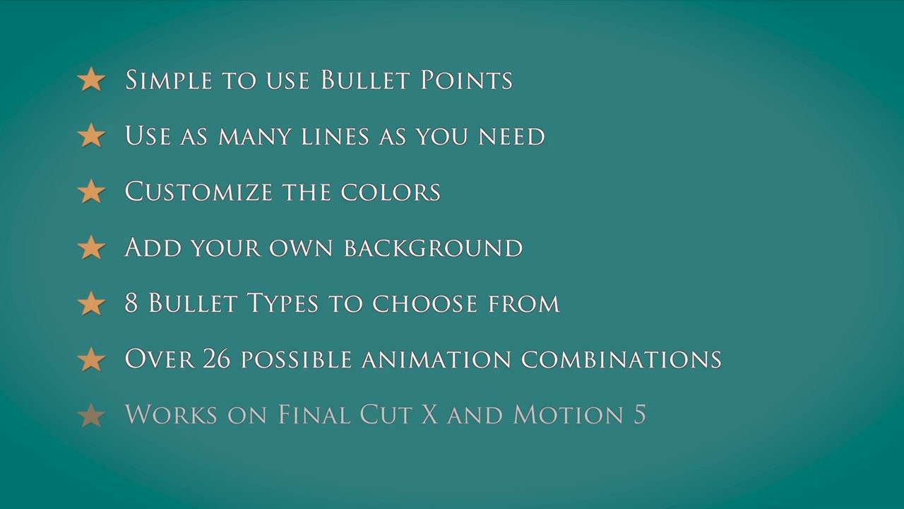 Bullet Points