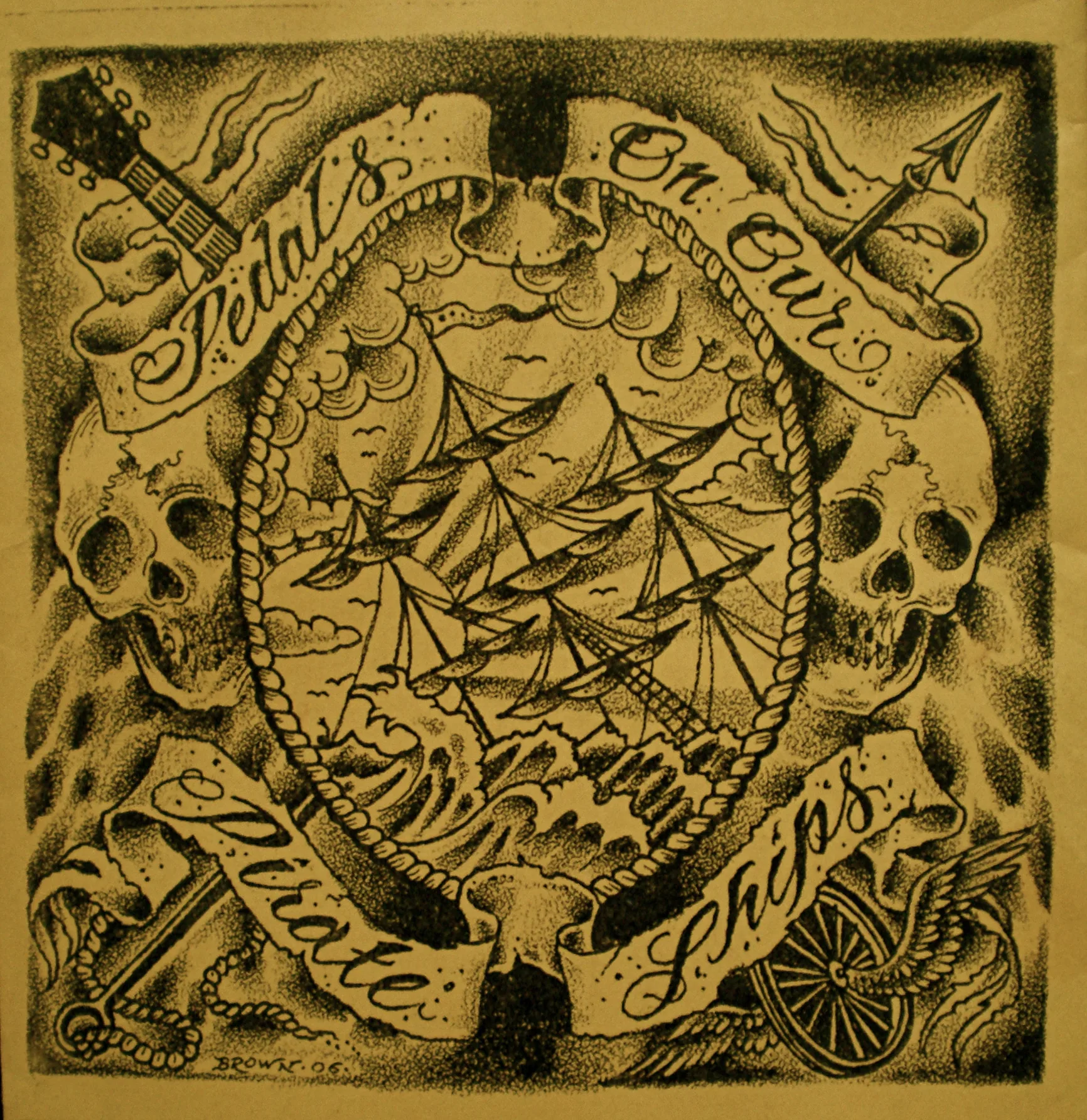 Pedals on Our Pirate Ships