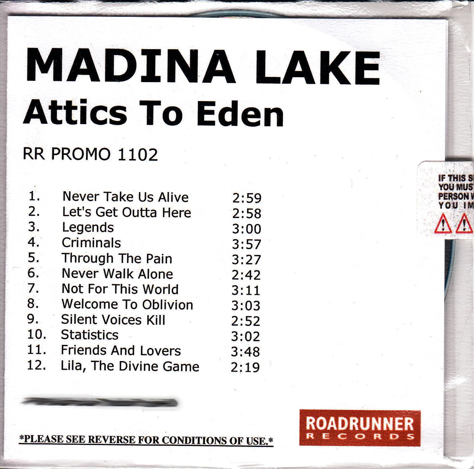 Selections from Attics to Eden