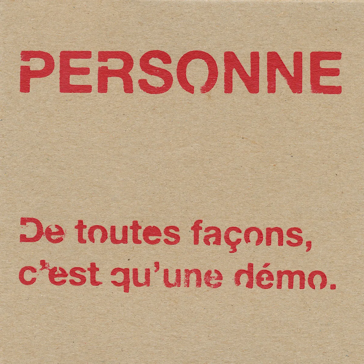 Personne