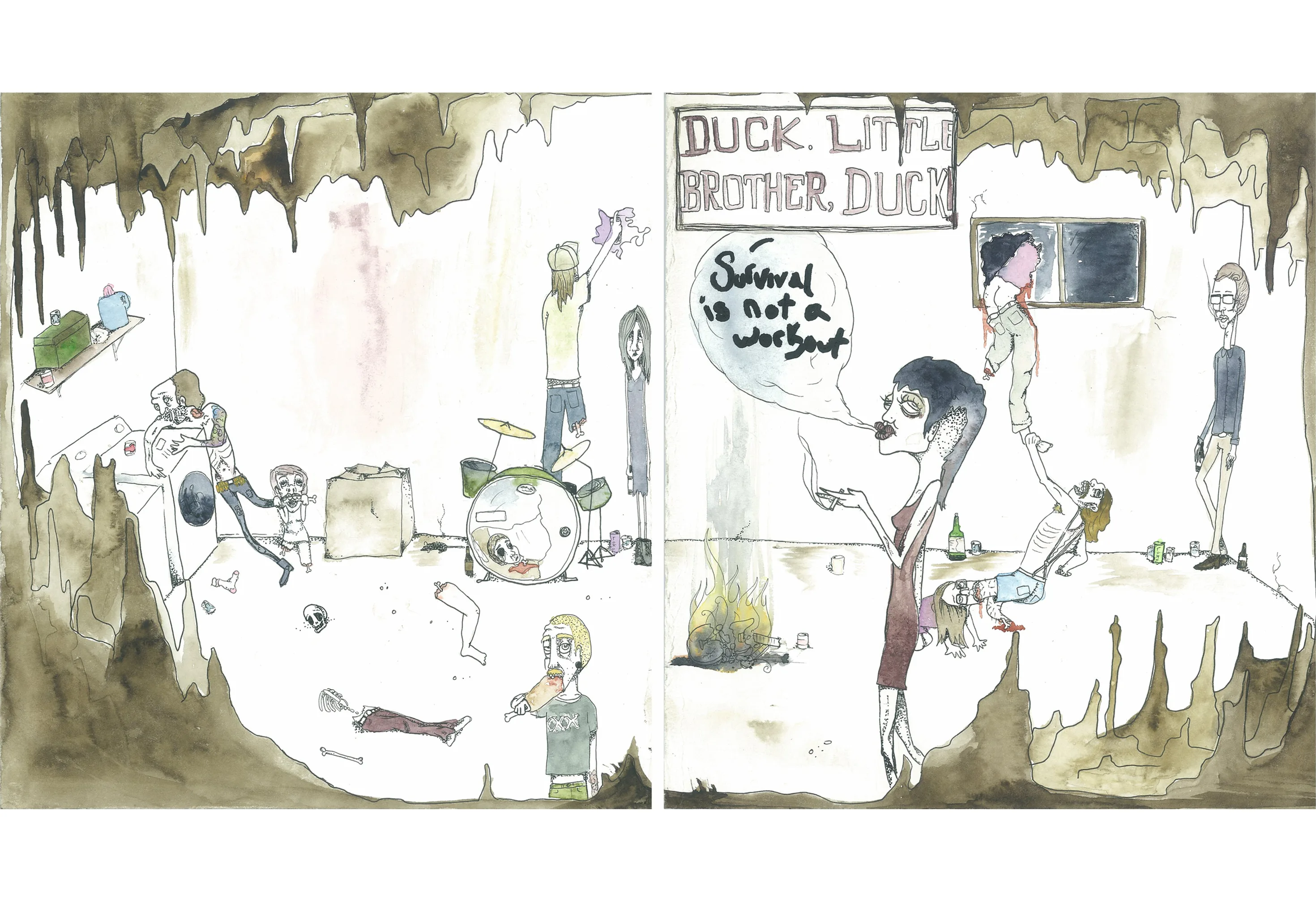 Duck. Little Brother, Duck!