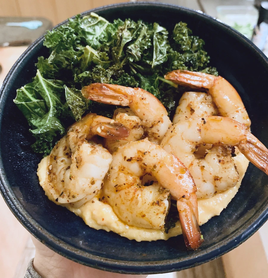 Piment d'Ville + Curry Shrimp
