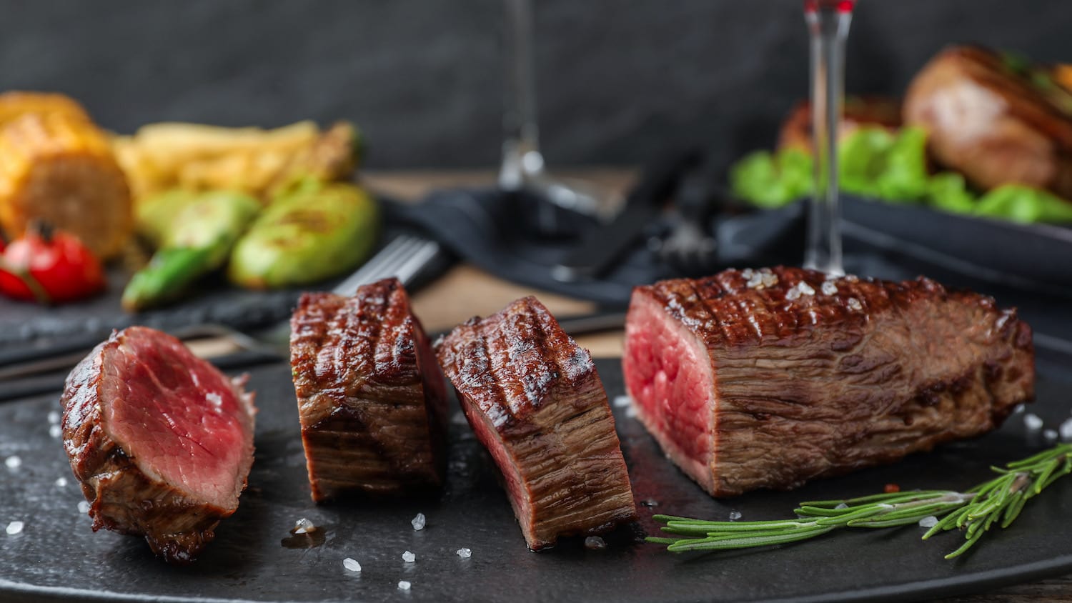 Rentierrücken mit Wildsauce