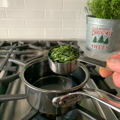 Image of In a small saucepan, combine the rosemary with 1 cup...