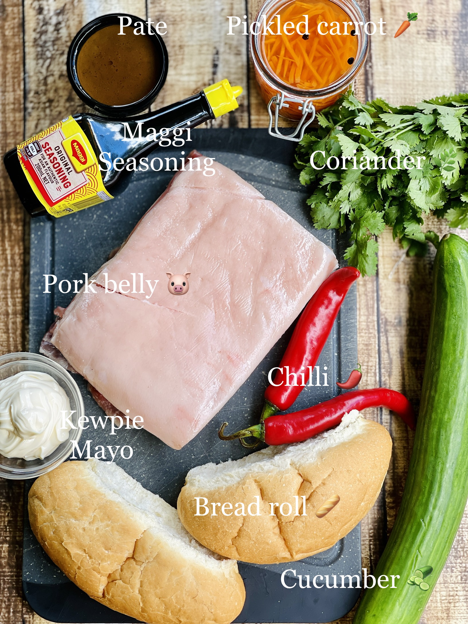 Image of Then spread the kewpie mayo and pate inside the roll,...