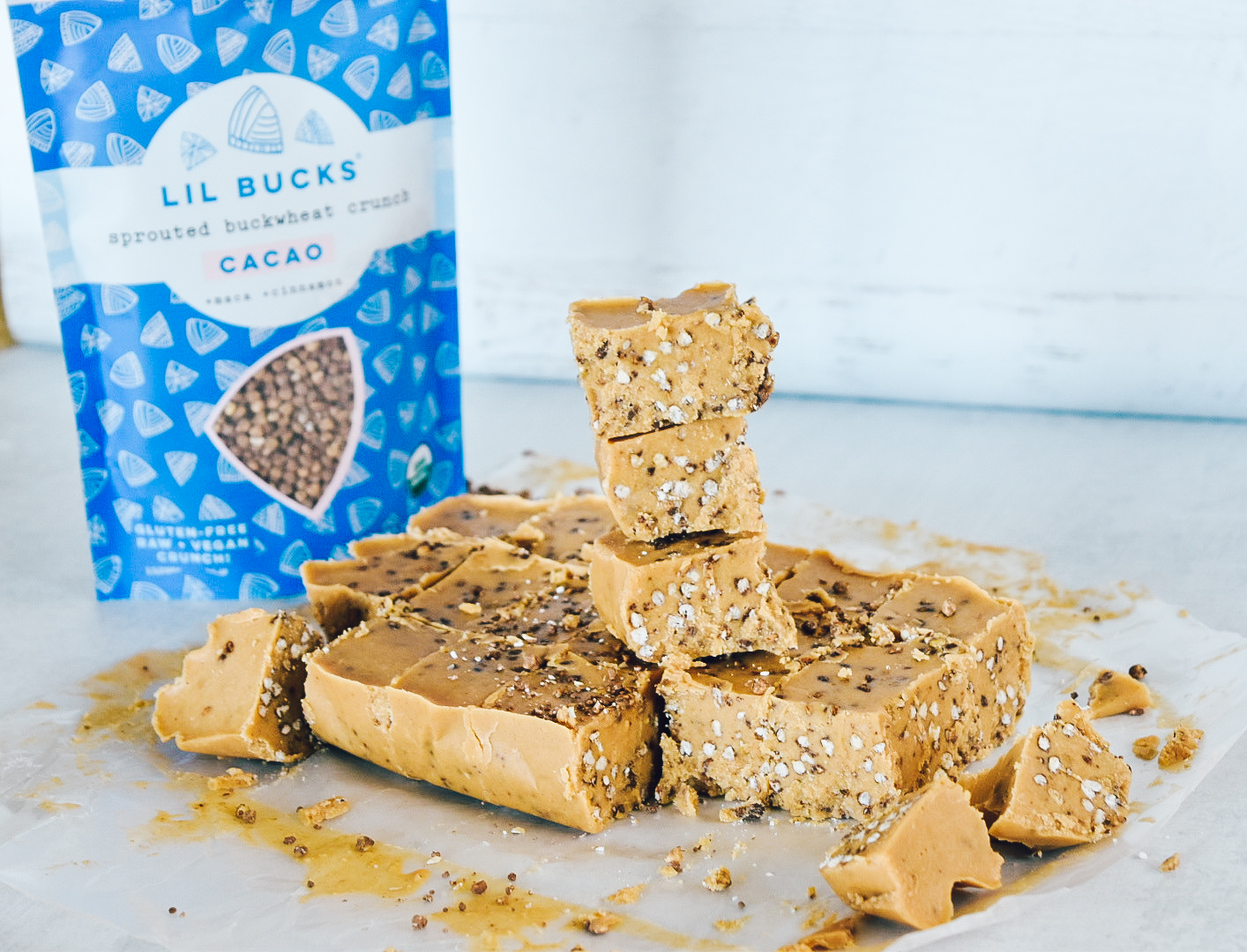 Coconut Crunchy PB Fudge