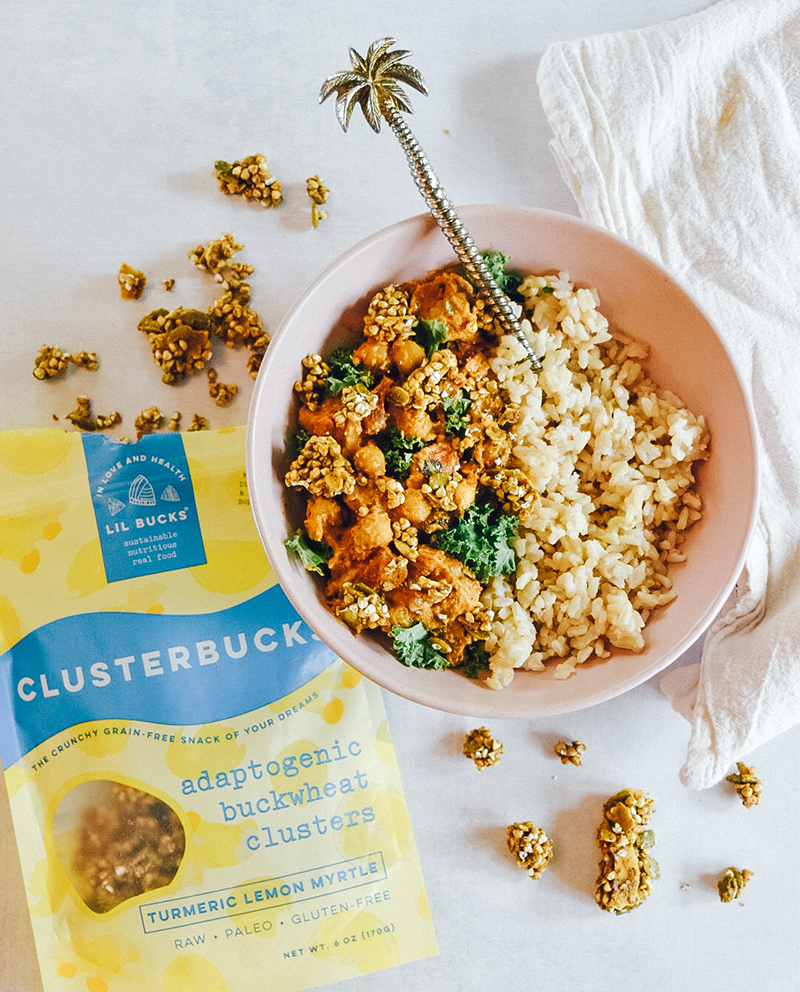 Crunchy Thai Chickpea Curry 