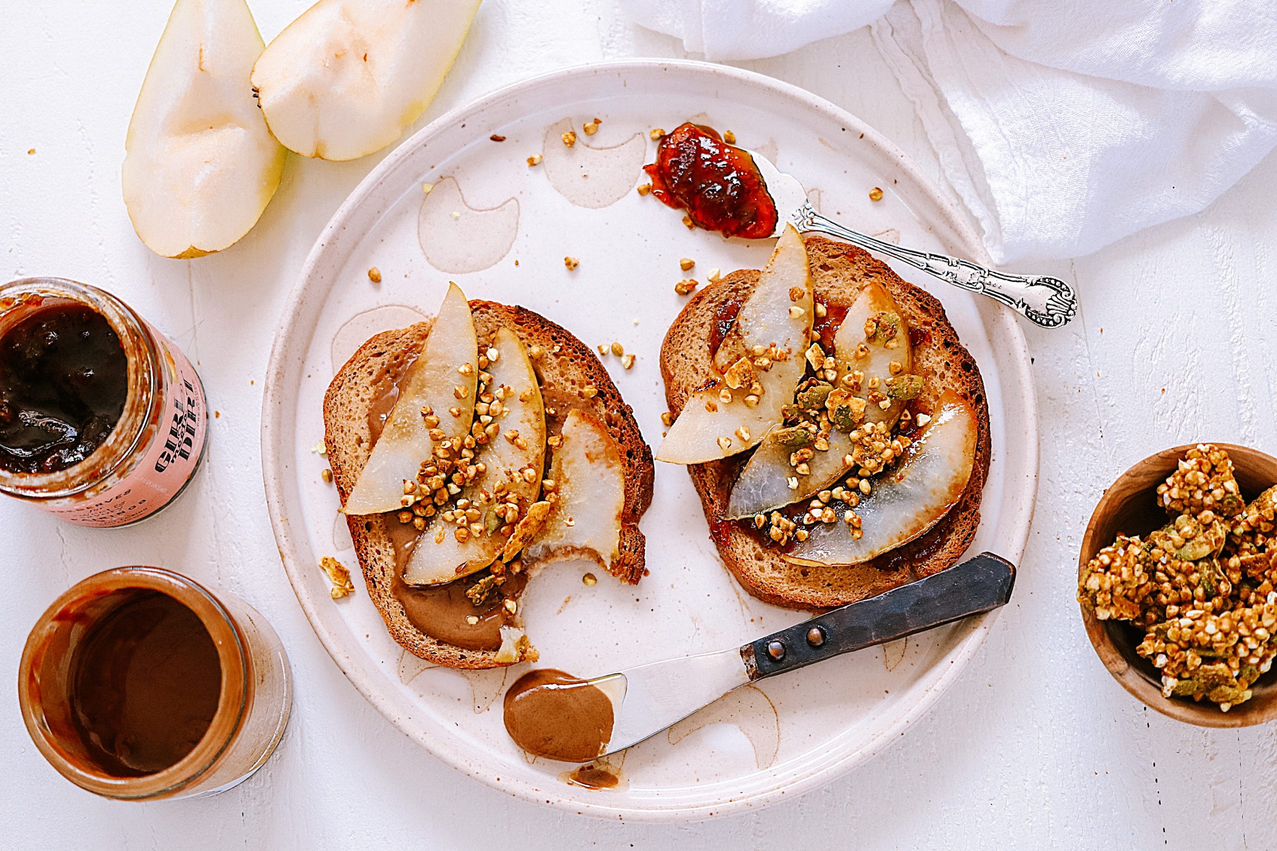 Caramelized Pear Toast