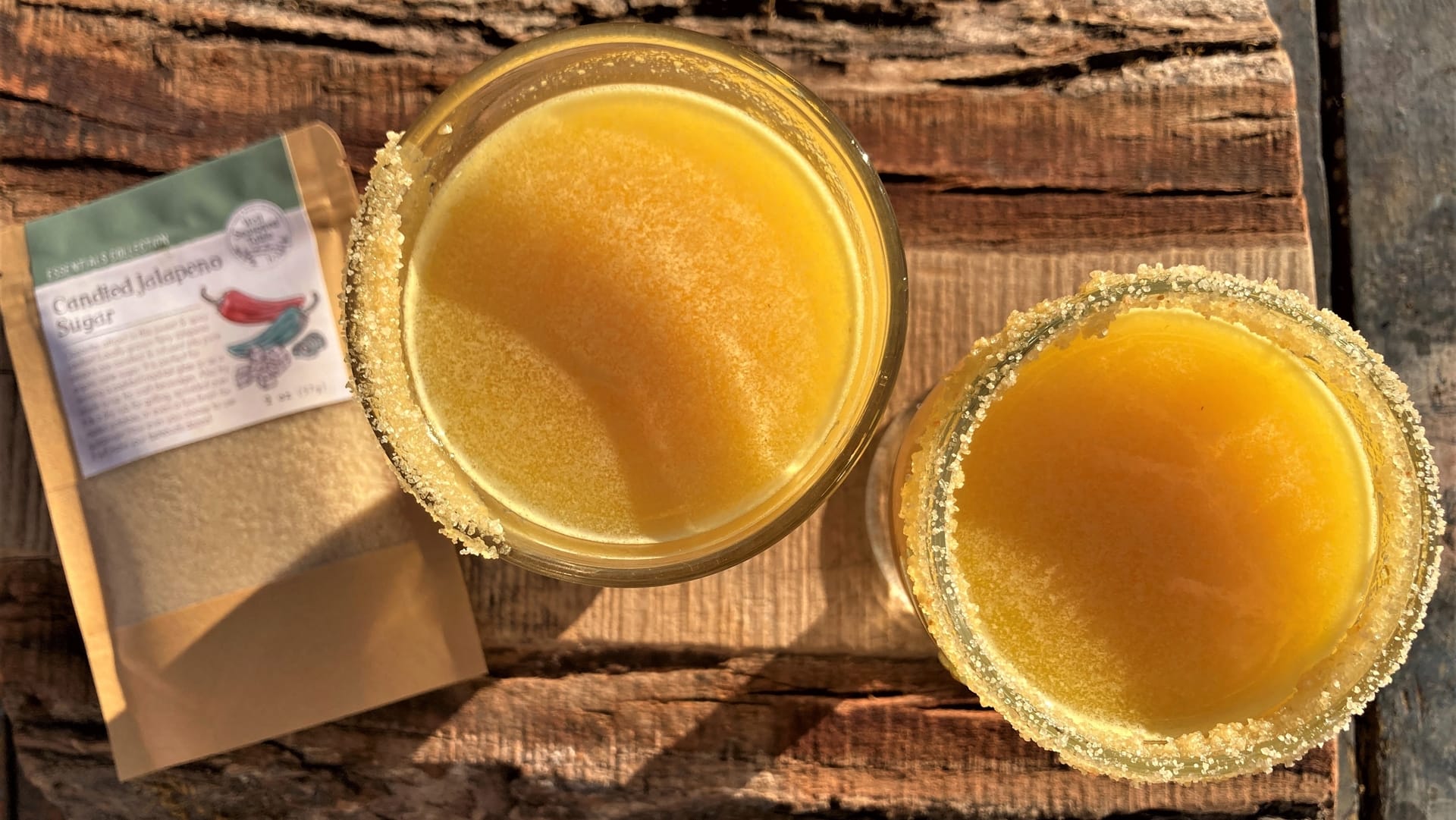 Image of Fill both glasses with ice and pour margaritas!